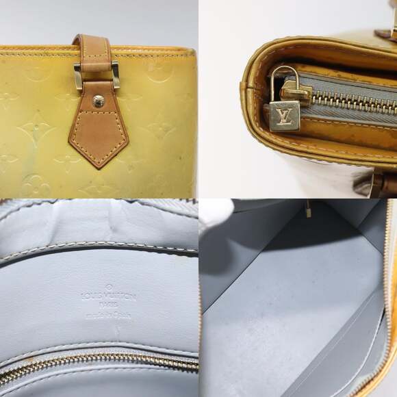 LOUIS VUITTON Monogram Vernis Houston Hand Bag Gris M91053 - Picture 11 of 13